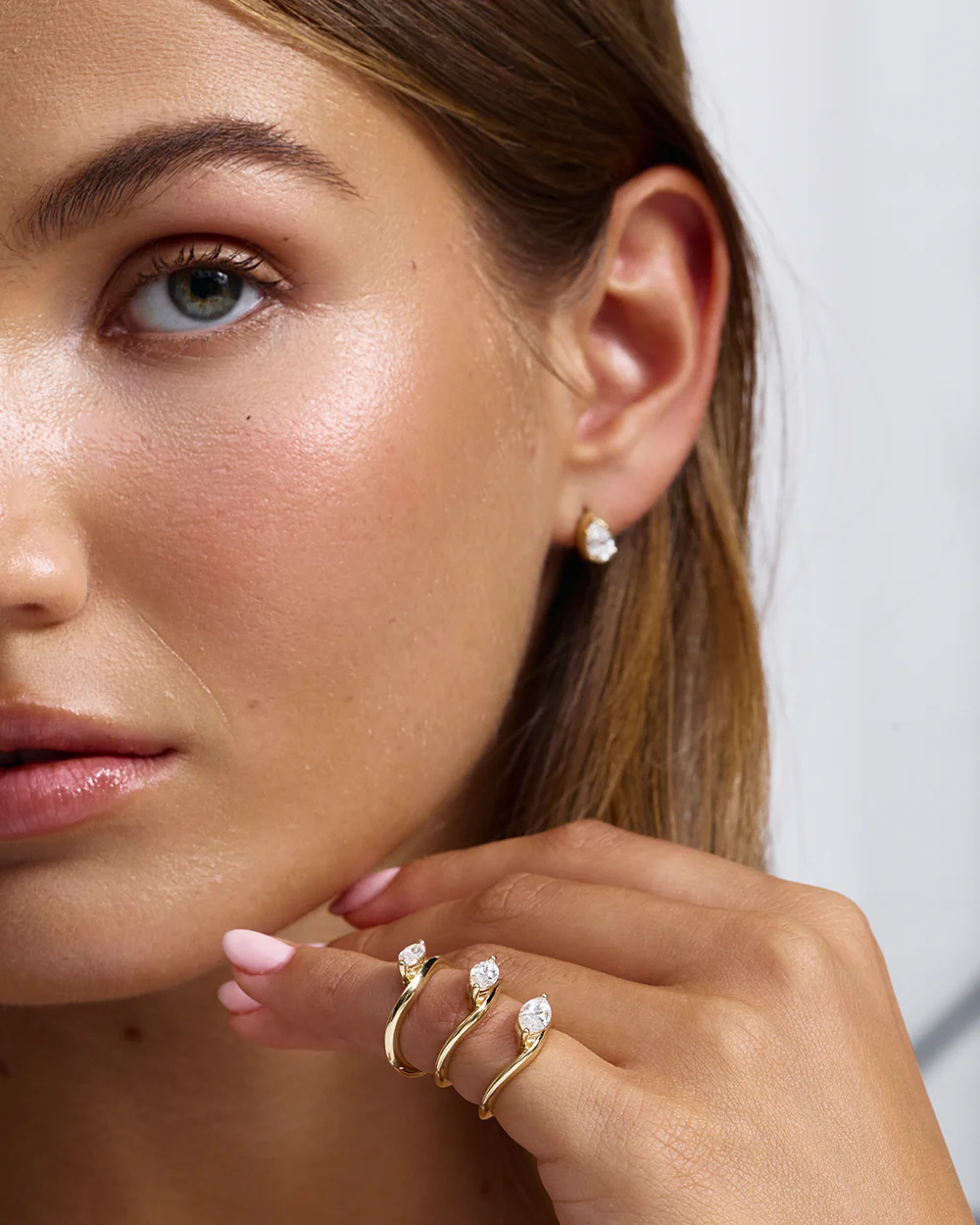 Astra Marquise Pinky Ring - Image 4