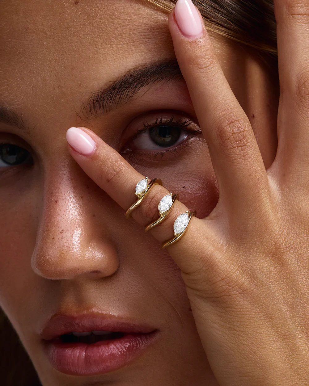 Astra Marquise Pinky Ring - Image 8