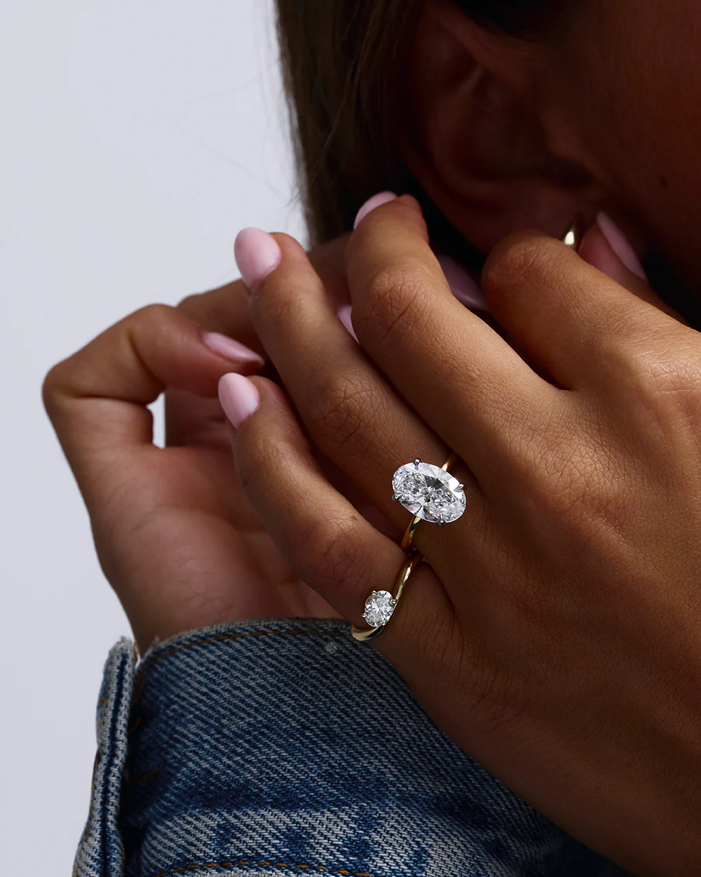 Astra Oval Pinky Ring - Image 14