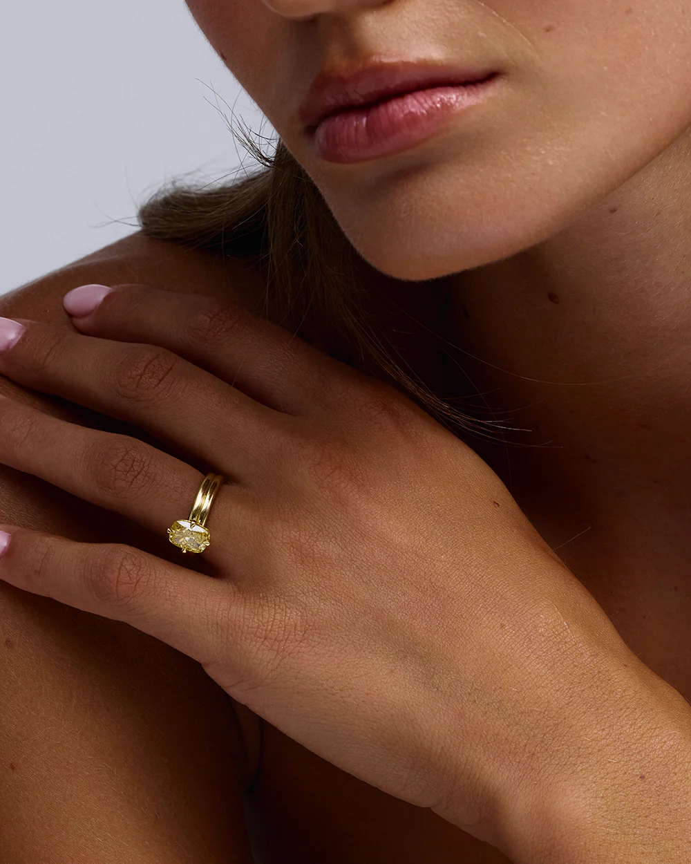 Esme 2.16ct Yellow Diamond Ring - Image 6