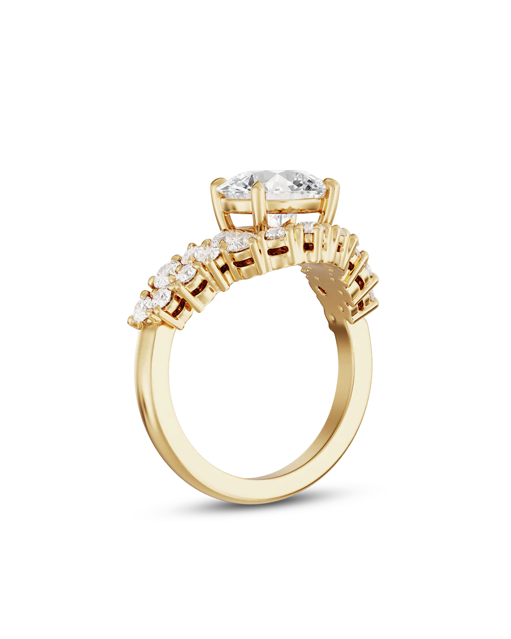 Estelle 1.56ct East West Oval Diamond Ring - Image 10