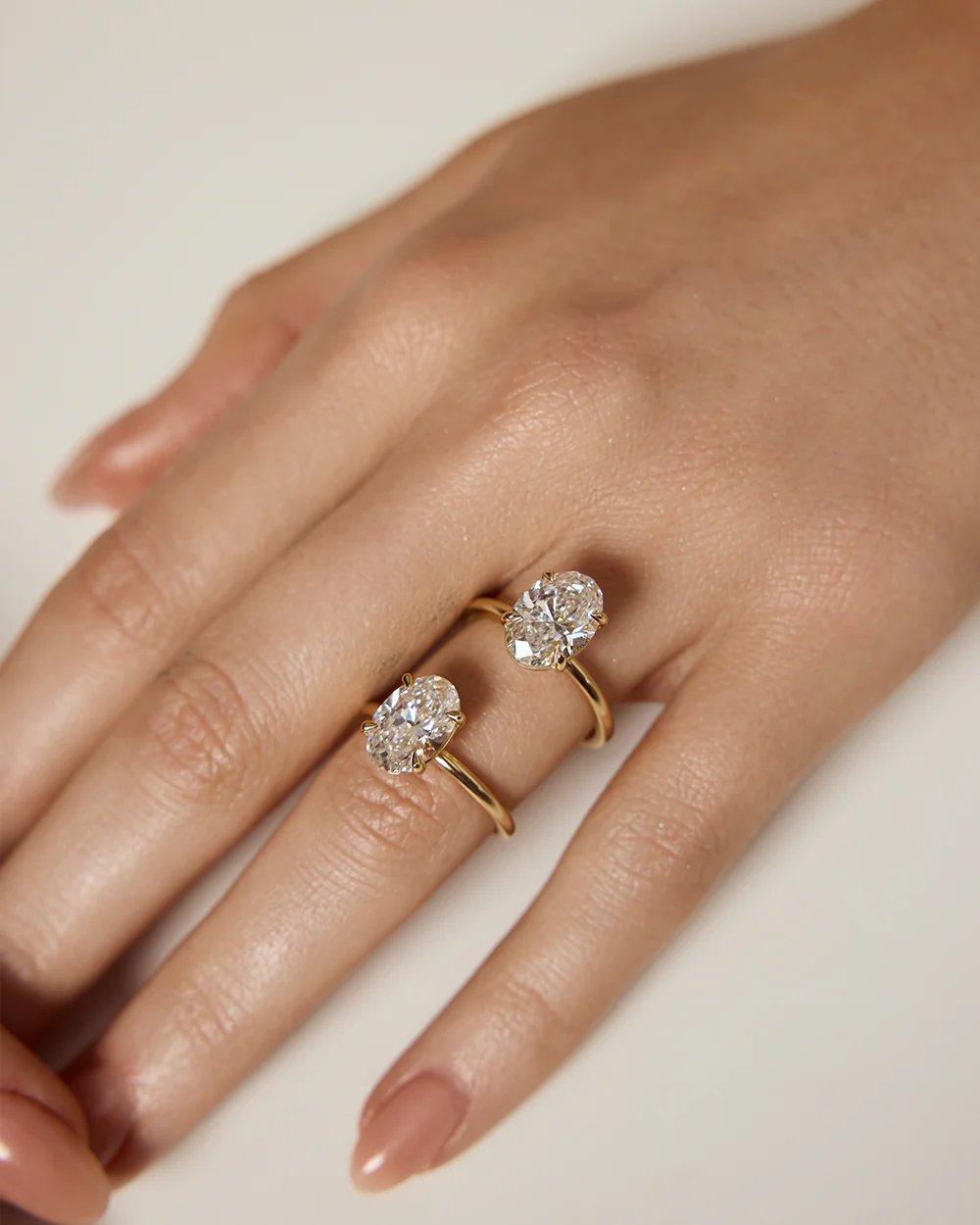 Grace 2.54ct Oval Diamond Solitaire Engagement Ring - Image 5