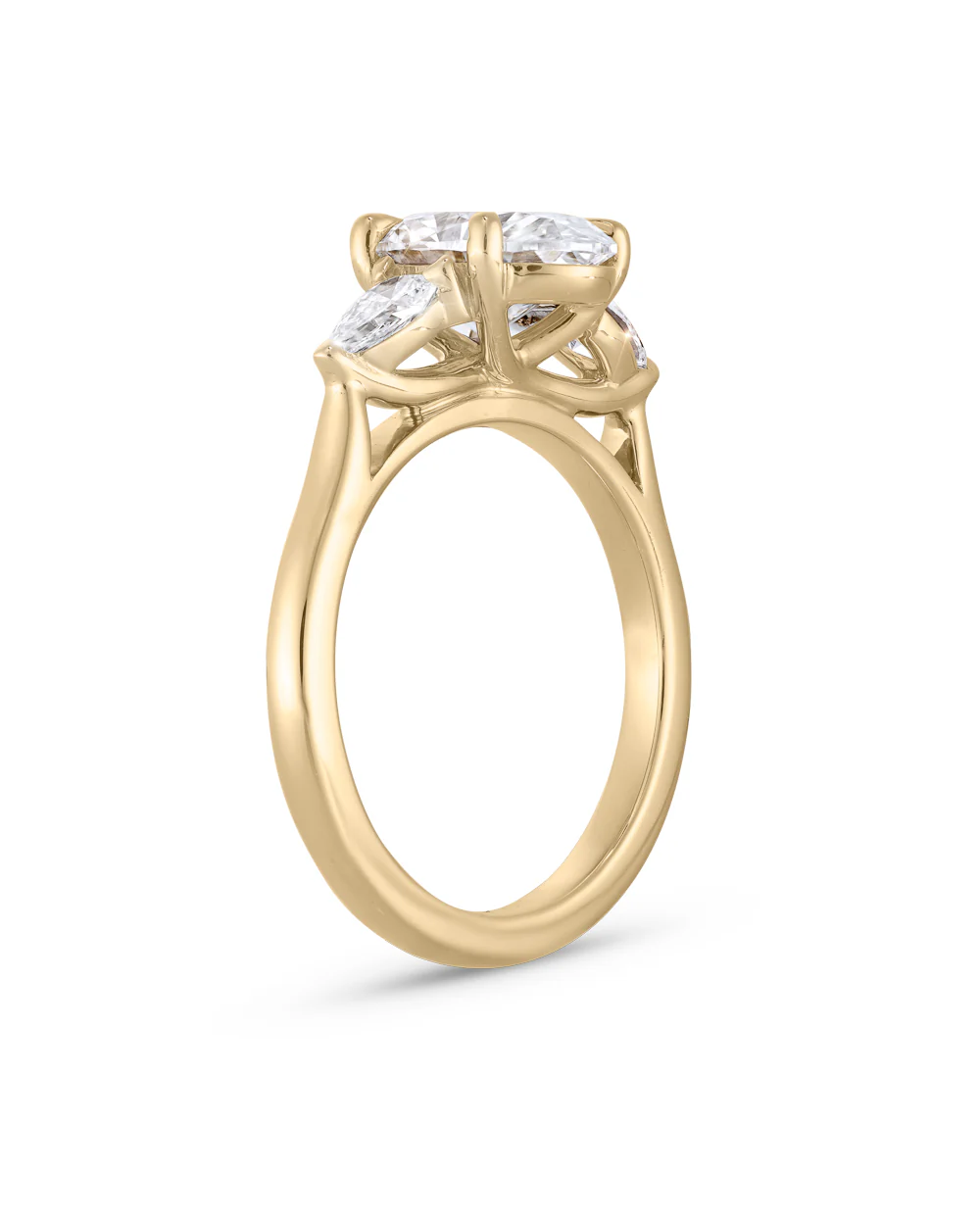 Isla 1.55ct Oval & Pear Diamond Engagement Ring - Image 3