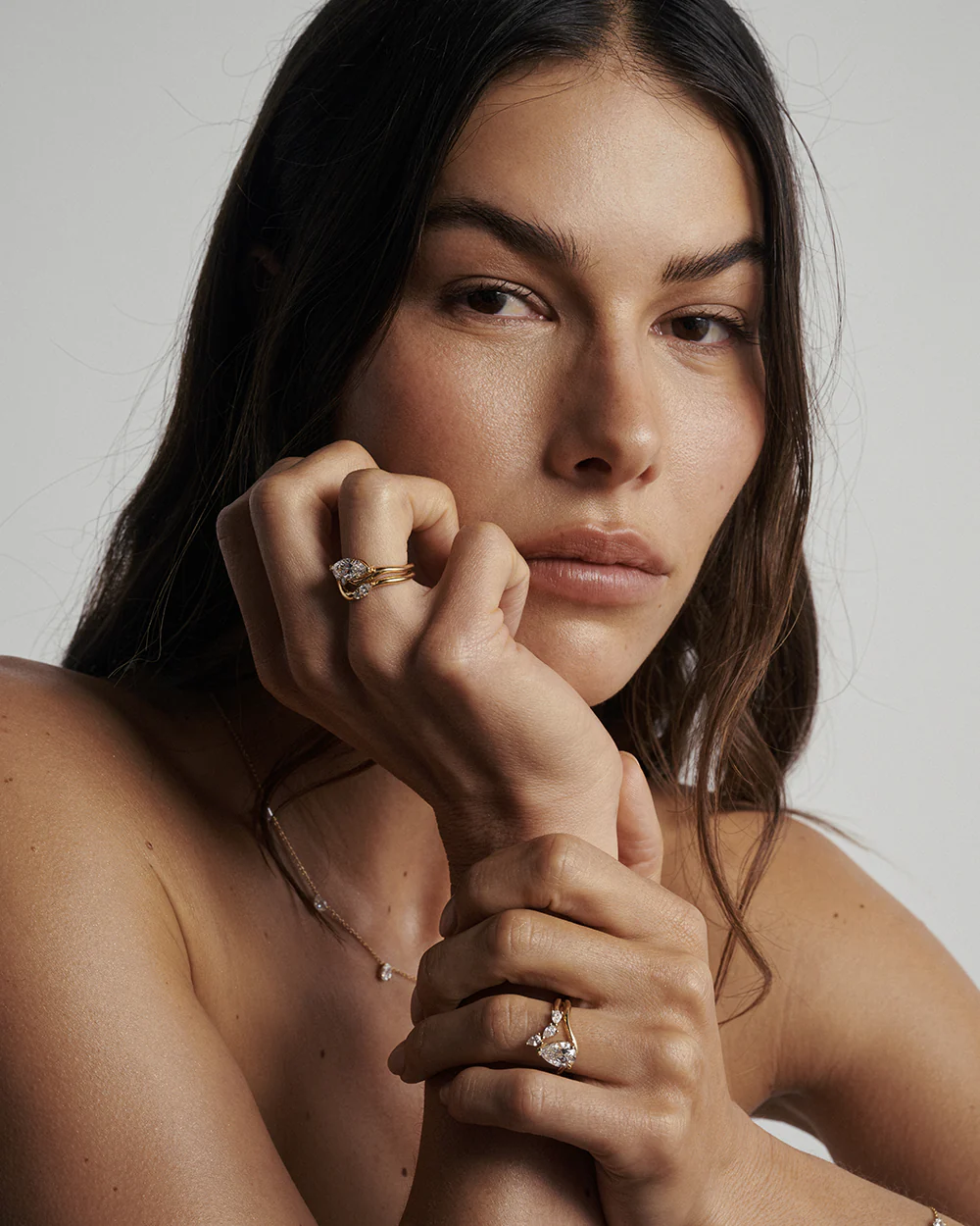 Maeve Curved Diamond Band - Image 9