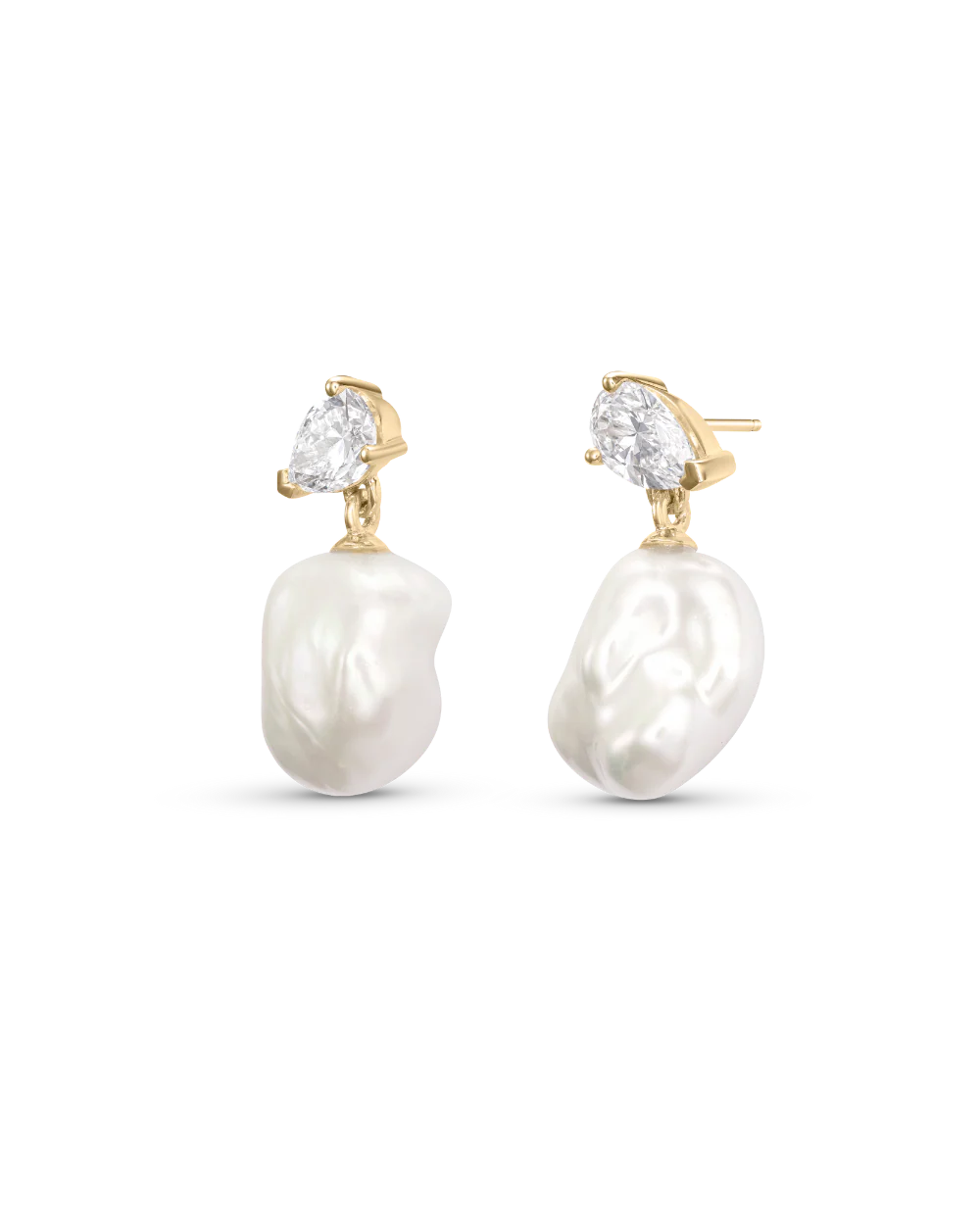 Melora Baroque Pearl Earrings - Image 6