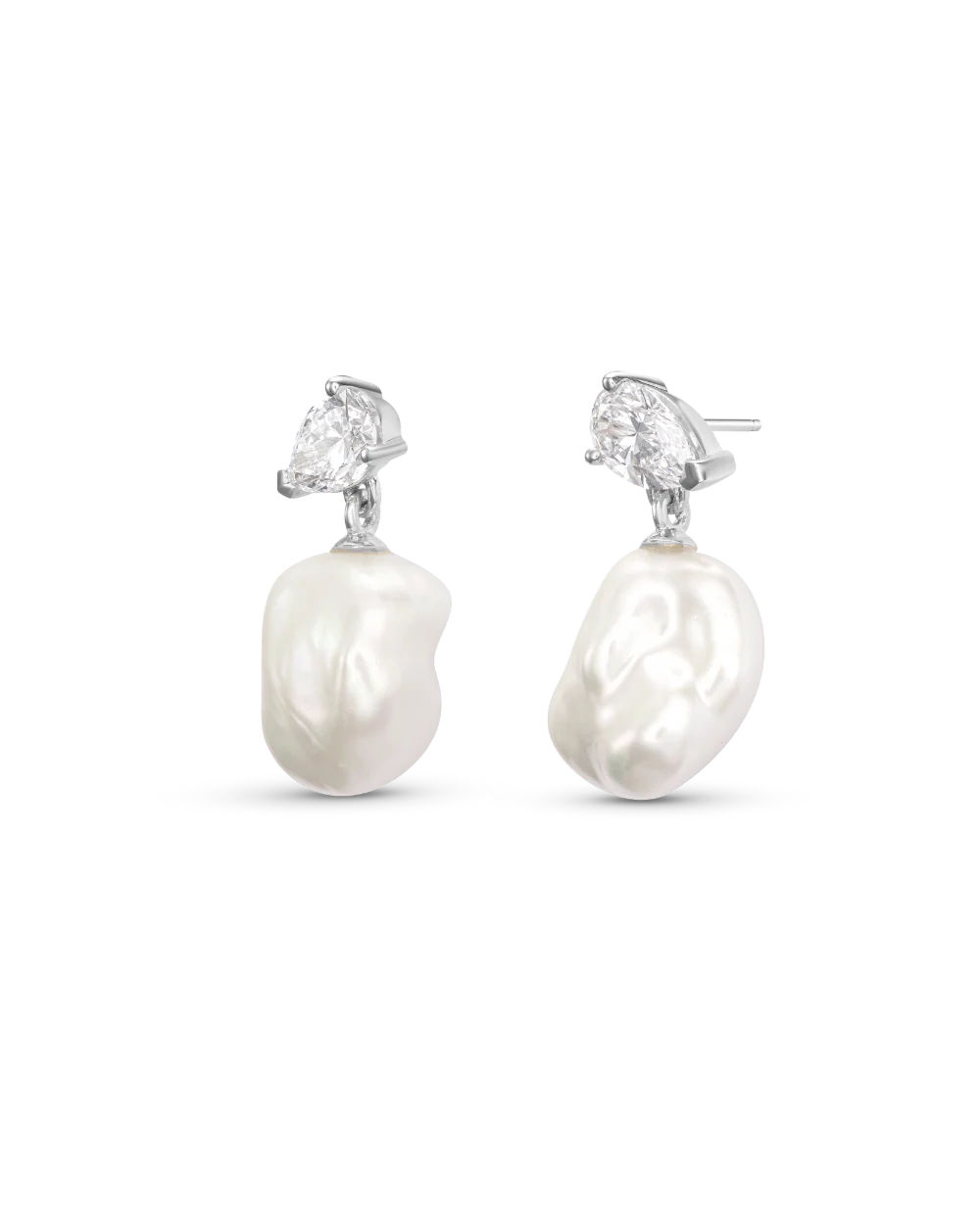 Melora Baroque Pearl Earrings - Image 8