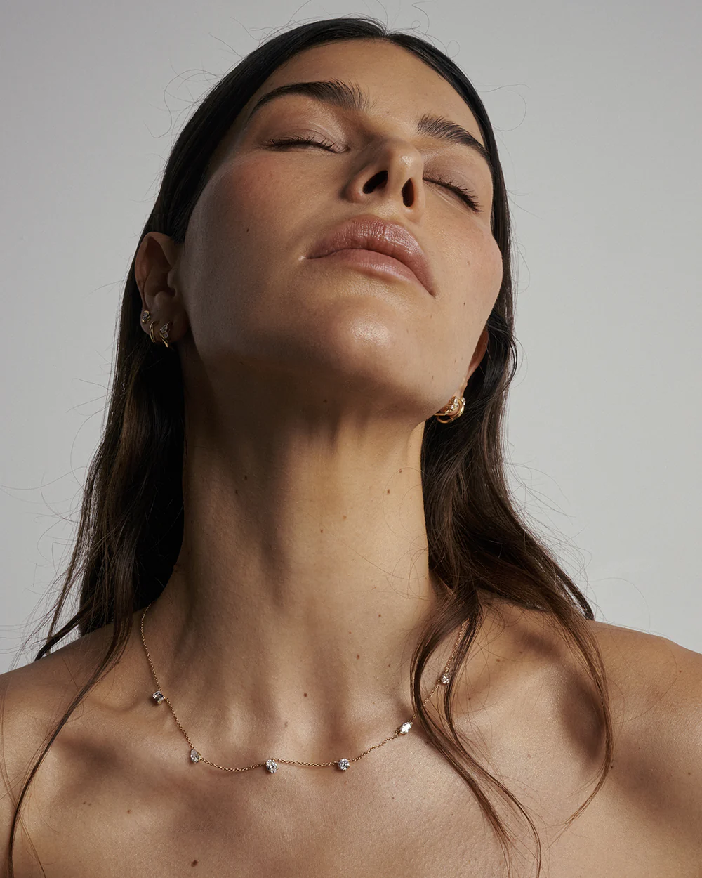 Multicut Diamond Charm Necklace - Image 9