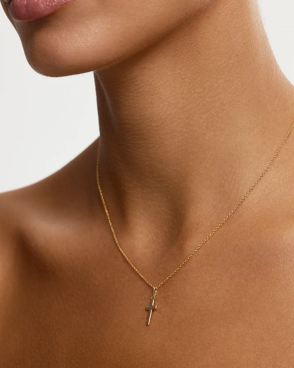 Petite Cross Necklace - Image 3