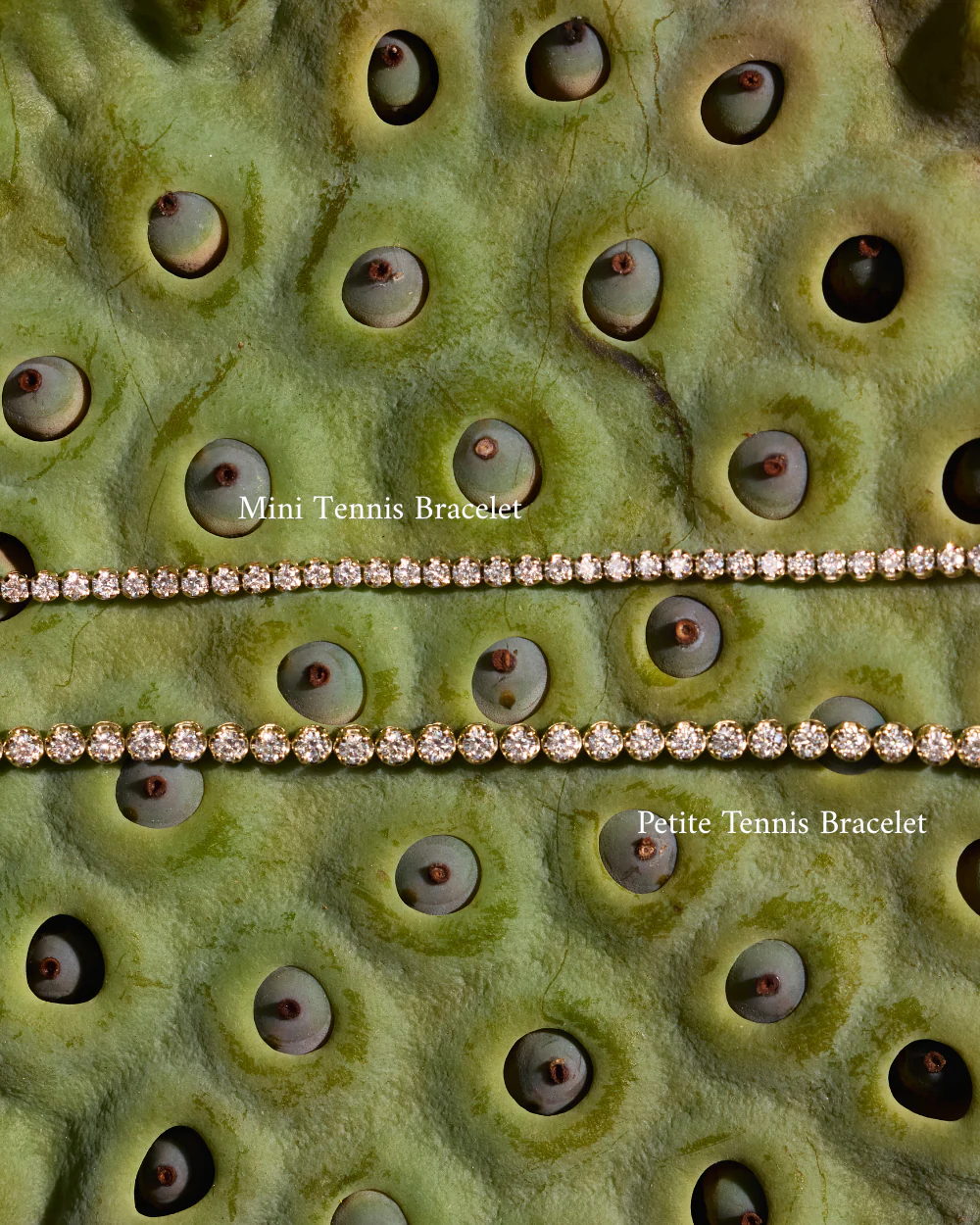 Petite Natural Diamond Tennis Bracelet - Image 9