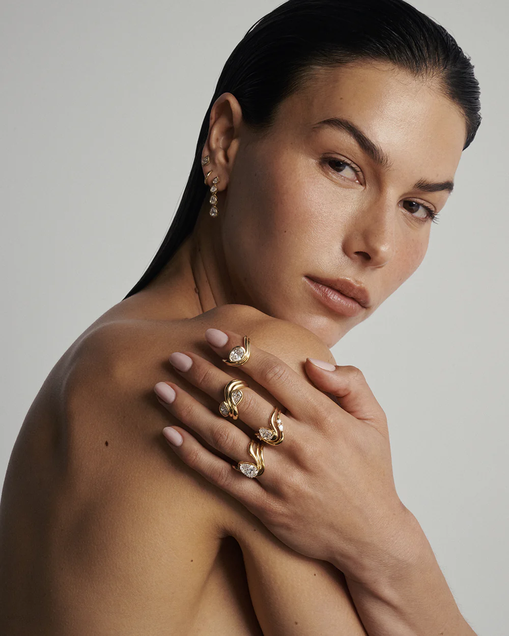 Helena 1.2ct Pear Diamond Engagement Ring - Image 4